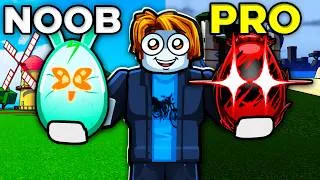 Thumbnail: Noob To PRO But I Collect All Easter EGGS.. (Blox Fruits)