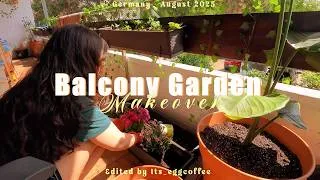 Thumbnail: #44 Realistic Balcony Makeover on low budget🌿 | cleaning, repotting & repurposing