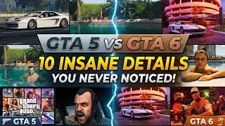 Thumbnail: I Compared GTA 5 & GTA 6 Screenshots… Rockstar Went CRAZY 🤯
