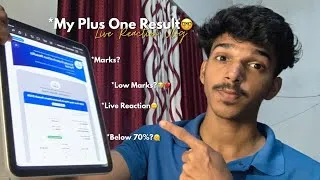 Thumbnail: My Plus One Result🙂Live Reaction Video | Marks? Regretting?💔Science Student | Malayalam | Abhinav AK