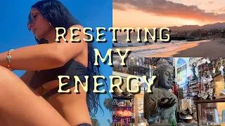 Thumbnail: Resetting My Energy | Self Care | How I Reset My Energy | Beach Day, Thrifting & Full Moon Ritual 🌙✨