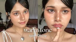 Thumbnail: WARM TONE IGARI MAKEUP 🎐🫧