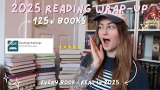 Thumbnail: all 125+ books i read in 2025! 📚🌟 2025 reading wrap-up!