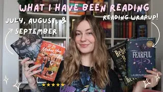 Thumbnail: what i have been reading! july, august, & september wrap-ups! 📖✨