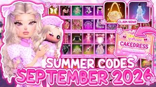 Thumbnail: *NEW SUMMER CODES!!* All WORKING CODES in Dress to Impress *SEPTEMBER 2026* | Roblox