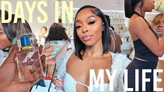 Thumbnail: weekend in my life as a content creator! ATL creator event, gym, date night & huge grocery haul