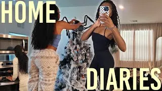 Thumbnail: home diaries 011! new curtains, decorating my halloween tree + cleaning my space