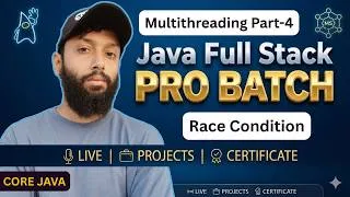 Thumbnail: Master Multithreading in Java Part-4🚀 | Race Condition in Java | CoreJava Day-52