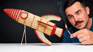Thumbnail: I Built 3 Insane Matchstick Chain Reactions