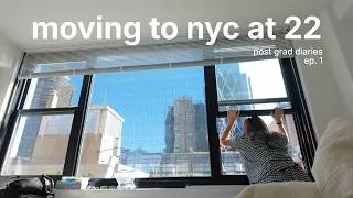 Thumbnail: moving into my first NYC apartment at 22 ep.1