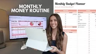 Thumbnail: My monthly money routine | tools I use & more!