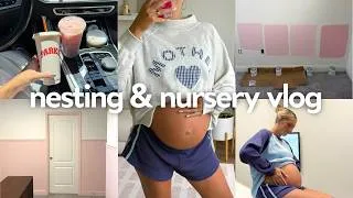 Thumbnail: NESTING VLOG: nursery update, baby check up, pool day + more!