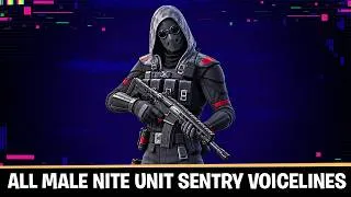 Thumbnail: All Male Henchman (Nite Unit Sentry) Voicelines in Fortnite Chapter 7 Season 4 Override