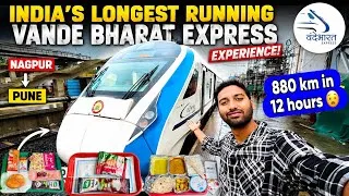 Thumbnail: India's Longest Vande Bharat Exp Journey Nagpur to Pune with food