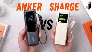 Thumbnail: Sharge HyperTower 170W Unboxing vs Anker 165W Laptop Power Bank!
