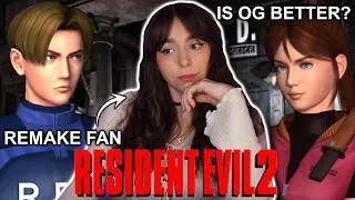 Thumbnail: Is Resident Evil 2 OG better than Remake? | First Playthrough