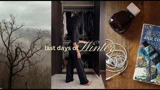 Thumbnail: last days of winter vlog: decorating my closet office, cozy sleepover trip, time in nature