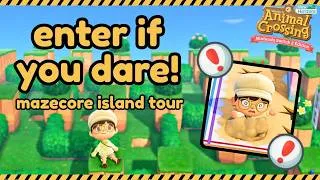 Thumbnail: beware the pitfall seed: touring this maze-filled island was a mess! | acnh island tour