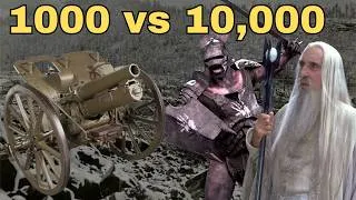 Thumbnail: Can a Historically Accurate WW1 Trench Line Defend Saruman's Army?