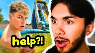 Thumbnail: He Tested DANGEROUS Waterslides