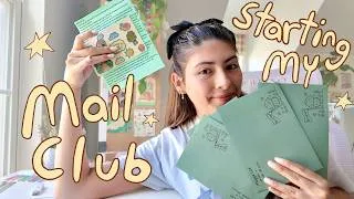 Thumbnail: Starting My Mail Club 😁💌🌷 | Artist Vlog