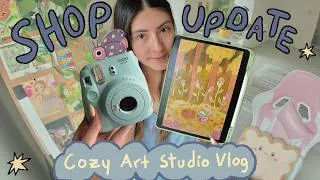 Thumbnail: Shop Update Vlog ✨ Slowly Building My Little Art Business