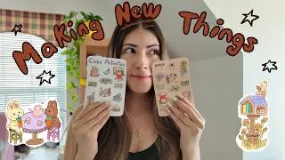 Thumbnail:  Shop Update Prep 🎨 designing new stickers 😄