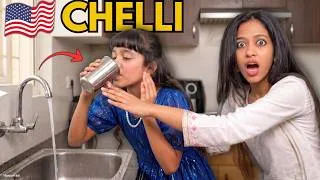 Thumbnail: Andhra Akka vs America Chelli 🇺🇸😂| #itsmanaswini #telugucomedy #funny #comedy