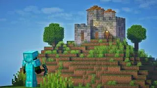 Thumbnail: Relax and Build a Castle With Me in Minecraft