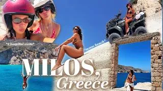 Thumbnail: MILOS, GREECE *PEACEFUL YET HECTIC* || Hospital, running out of gas, almost drowning, BUT IN GREECE!