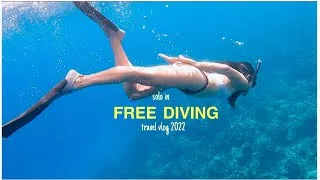 Thumbnail: Free diving  / My First Solo Travel Experience  / Karren Arias 🇵🇭 #freediving  #solotraveler