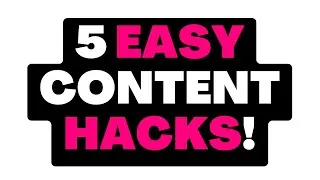 Thumbnail: 5 Time-Saving Tips for Creating Amazing Content
