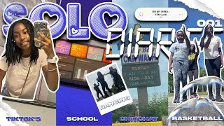 Thumbnail: SOLO DIARIES || chitchat, school, dancing, basketball, hangout, & etc|| 💙🫧💐