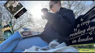 Thumbnail: Reading vlog in London | Cozy reading historical fiction, London park walk, book journaling