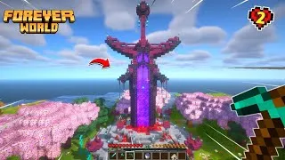 Thumbnail: I Built Amezing Nether Portal in 🤯 || Pojav Launcher Hardcore Series EP-2 [HINDI]