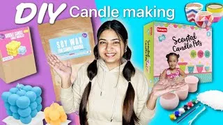 Thumbnail: *4 unique viral candles DIY* candle making at home