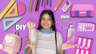 Thumbnail: 12 CUTE mini stationary items DIY for barbie | Miniature craft
