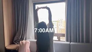 Thumbnail: 🩵 7pm night routine + 7am morning routine 🎀 living alone diaries