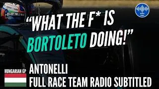 Thumbnail: "You had to earn your money today mate" - Antonelli-  Full Team Radio Hungarian GP 2026