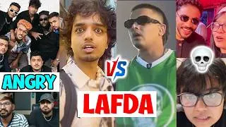 Thumbnail: OMG DHANDA VS CHAAR DIWAARI LAFDA❗, 7BANTAI'Z ANGRY ON REACTION CHANNEL, RAFTAAR & KHUSHI💀