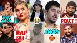 Thumbnail: MC SQUARE REACTS ON "AURTE RAP KAR RAHI H❓"| DHANJI ANGRY, HUSTLE 5 SIROHI REACTS, LEGACY WILD CARD