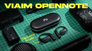 Thumbnail: Seriously, These AI Earbuds Take Notes For You | Viaim OpenNote Review