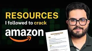 Thumbnail: The Exact Roadmap + Resources I used to crack AMAZON!