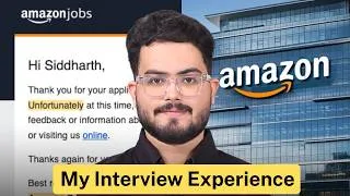 Thumbnail: How I cracked AMAZON interview after 200+ rejections
