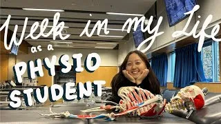 Thumbnail: my life as a physical therapy student - uni vlog, student vlog, pt school