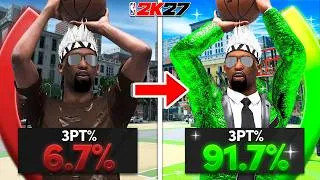 Thumbnail: #1 SHOOTING GUIDE in NBA 2K27! HOW TO SHOOT BETTER - EVERY SHOOTING SECRET + BEST JUMPSHOT NBA2K27!