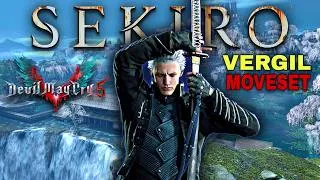 Thumbnail: Y'all Were Right About This Sekiro Mod... 🟦⚔️ | Vergil Moveset⚡