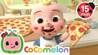 Thumbnail: What's JJ's Favourite Pizza Topping?🍕 | + More Food Nursery Rhymes & Kids Songs - CoComelon