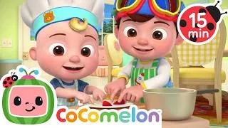 Thumbnail: Dinner Time for Play Time! + More Food Nursery Rhymes & Kids Songs - CoComelon