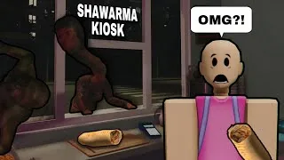 Thumbnail: Hala? 😨 | Roblox Shawarma Kiosk Anomalies with fans